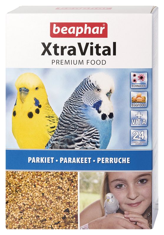 Beaphar Xtra Vital Premium Food For Parakeet (budgie) 500g